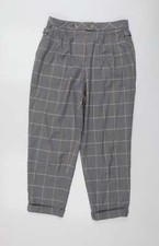 Topshop Womens Grey Plaid
