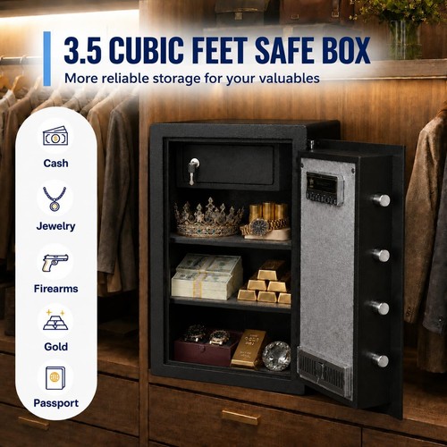 Secure digital steel safe - secure,