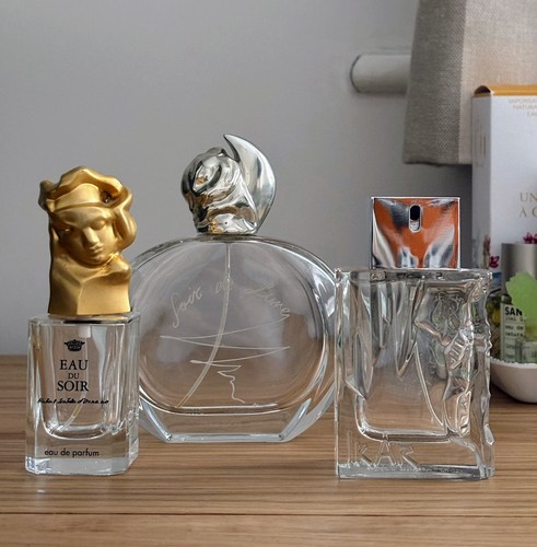 Empty sisley bottles - empty, bottles: