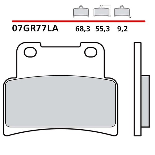Brembo front brake pads - brembo,