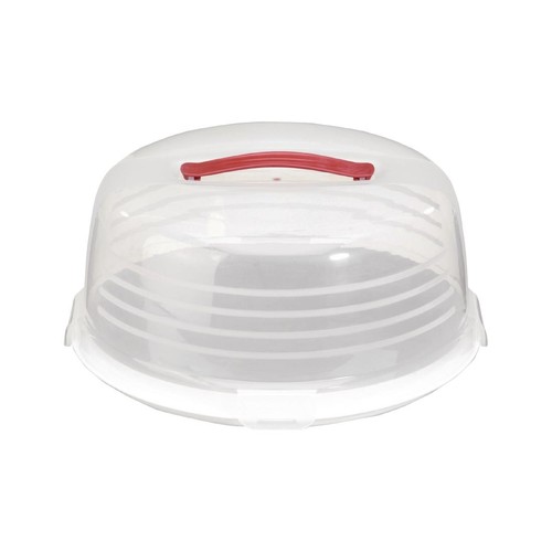 Curver round cake box white - round,