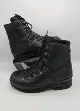 Lowa PTB Mountain Patrol Boots Size UK 7.5 / EU 41.5 Black Vibram Sole 