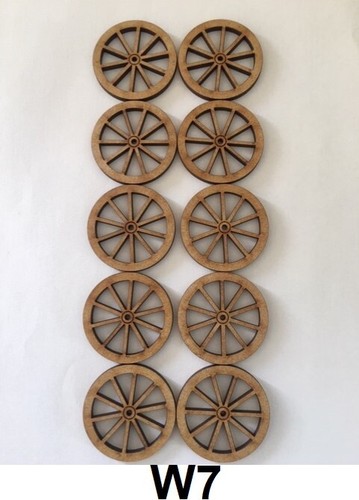 Old cart wheels 40mm - old,