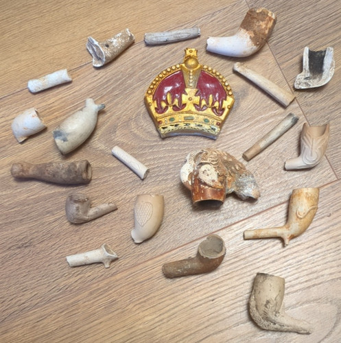 Bundle vintage pipe heads - vintage,