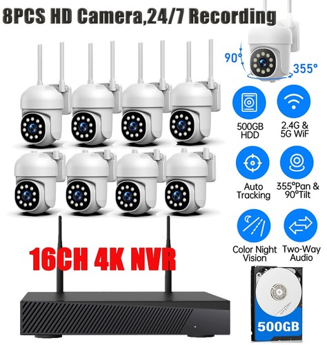 Camcamp 16ch nvr 8pc - 16ch, ptz