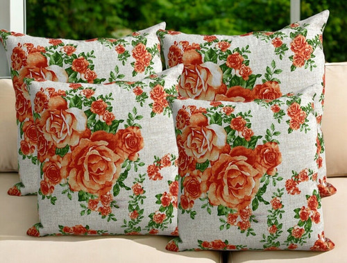 Set orange floral - set, of