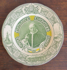 1932 IRISH  Eucharistic Congress commemorative pictorial plate -porcelain