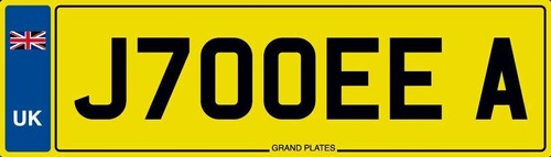 Joseph car reg j700 - a,
