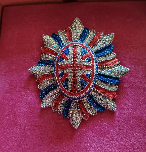 Butler and wilson brooch union - and,