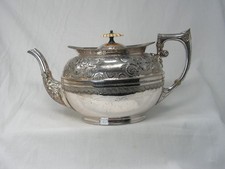 ANTIQUE VICTORIAN SILVER PLATED TEAPOT  JAMES DIXON & SON SHEFFIELD EPBM