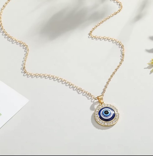 Evil eye necklace sterling - evil,