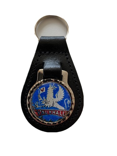 Black leather keyring fob - , keyring/