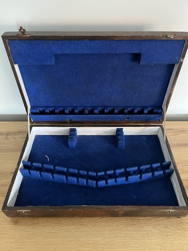 Antique oak cutlery canteen - antique,