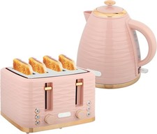 4 Slice Toaster and Kettle Set