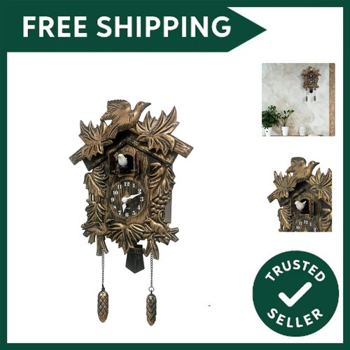 Brown vintage chiming cuckoo - brown,