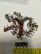 10x Bakelite Steering Wheel Wiring Bracket 4+1 NOS Lugs (DepE8h4)