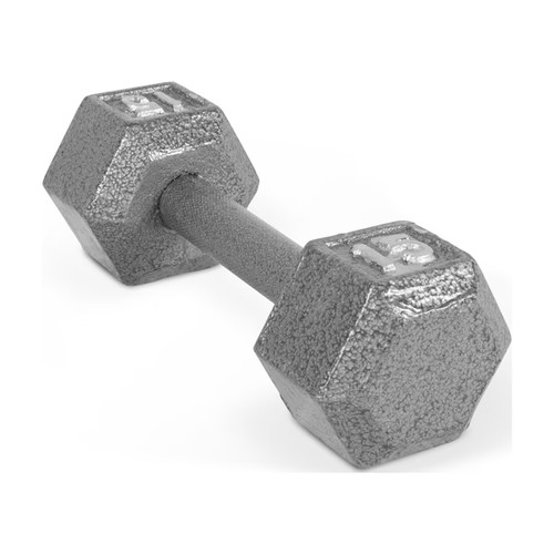 Cap barbell 15lb cast iron - barbell,