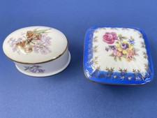 2 Vintage Small  Lidded