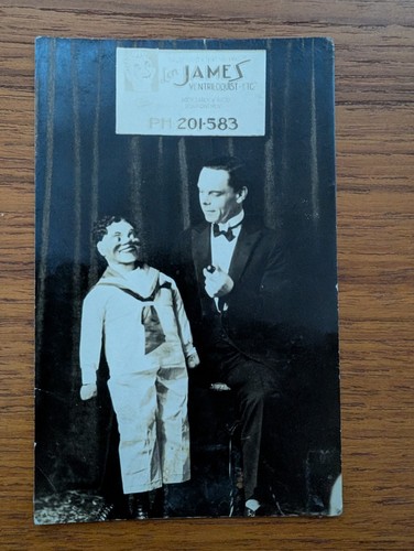 Len james ventriloquist signed - len,