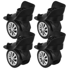 4 Pcs Universal Suitcase Wheels Tripp Replacement Set Luggage Carrier