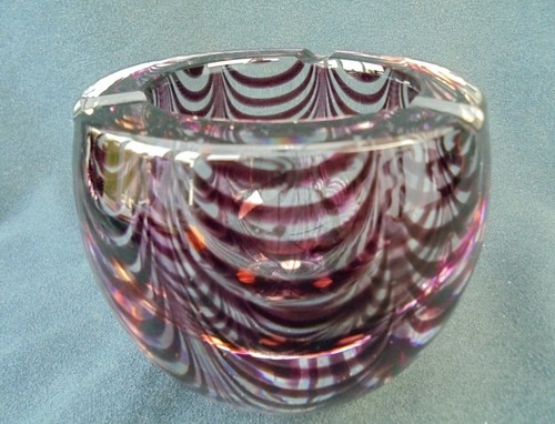 Vintage murano glass ashtray - glass,