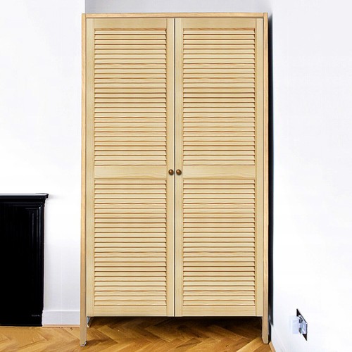 Single louvre door vented open - single,