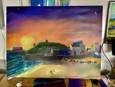 Tenby Golden Dawn.  Signed