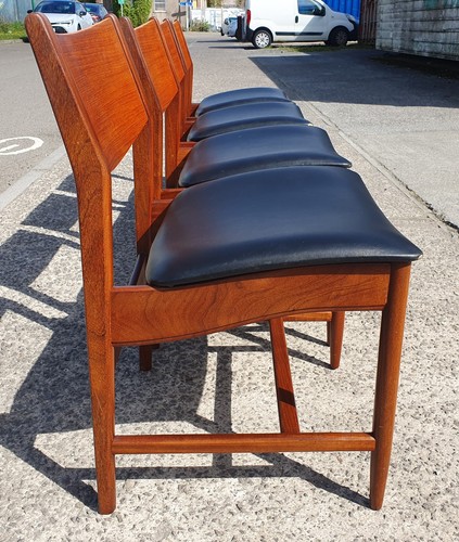 Vintage set danish teak - set, 4