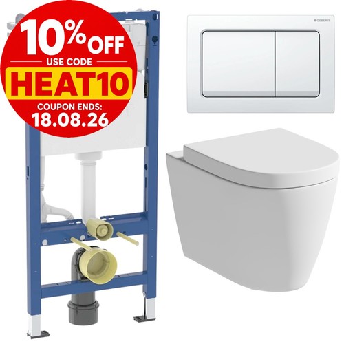 Rimless wall hung toilet pan - toilet,