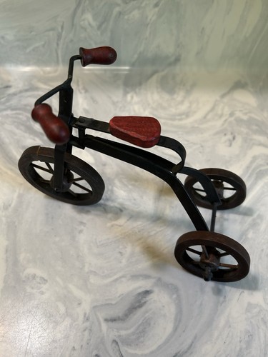 Vintage wood and metal - and,