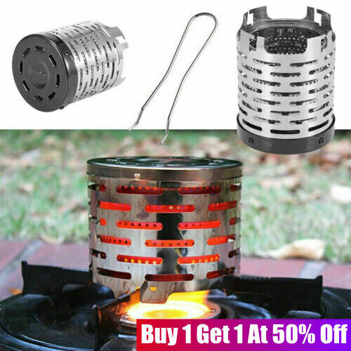 Camping heater attachment for - camping,