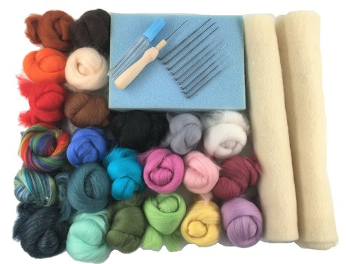 Needle felting starter - starter, kit