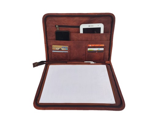 Vintage leather portfolio - vintage,