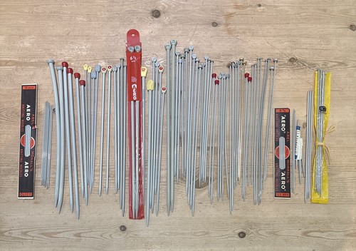 Knitting needles mixed sizes - knitting,