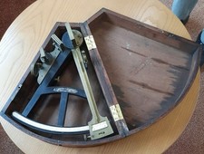 Antique Ebony & Brass Octant