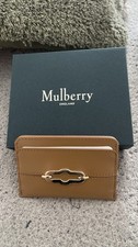 Mulberry Pimlico Leather Credit Card Slip Wallet Sable