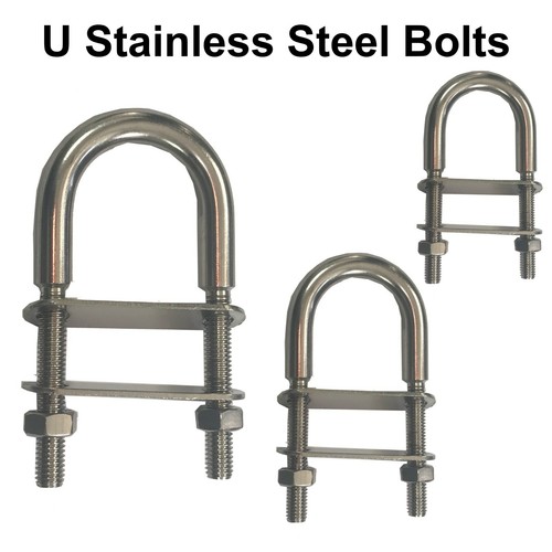 Stainless steel bolt - steel, plates