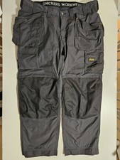 Snickers 3223 Floor Layers Trousers Size 112 W 41 L 30 Grey VGC
