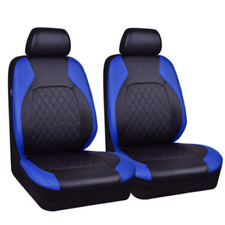 2-Sits Seat Covers Protector Cushion PU Leather Pad For Front Car Truck SUV Van