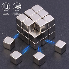 Cube Rare Earth Neodymium Magnets Block Strong Super Square 3/5/10mm ✅
