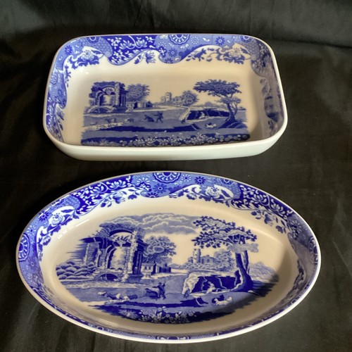 Spode blue italian rectangular - spode,