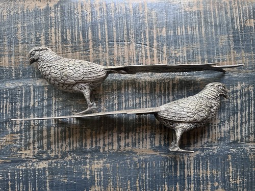 Silver plated pheasant - silver,