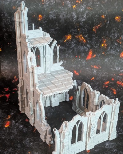 Sci gothic ruined - gothic, building