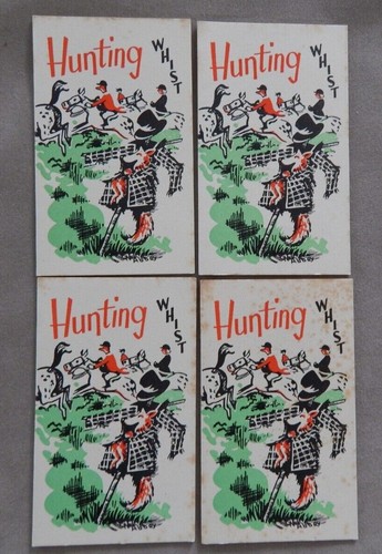 Vintage hunting whist score - vintage,