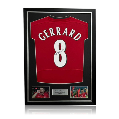 Steven gerrard hand signed - steven,
