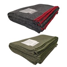 Army Blanket Military Combat Field Rescue Style Wool Outdoor Work Camping New