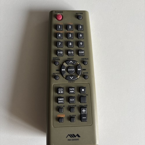 Original aiwa z20020 remote - aiwa, rm-z20020