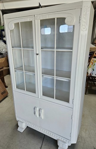 Vintage antique cupboard 40s - vintage,
