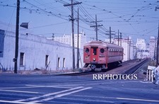 RAILROAD SLIDE PACIFIC ELECTRIC PE ACTION BLIMP TROLLEY #409