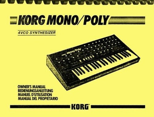Korg mono poly - korg,